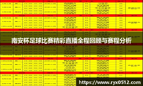 南安杯足球比赛精彩直播全程回顾与赛程分析