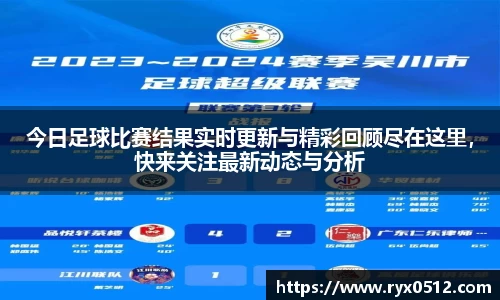 今日足球比赛结果实时更新与精彩回顾尽在这里，快来关注最新动态与分析